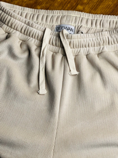 Men’s Corduroy Baggy Trousers – Premium (Off-White)